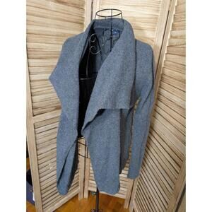 Gap Women’s Cardigan Drape Front Long Sleeve Gray Size M